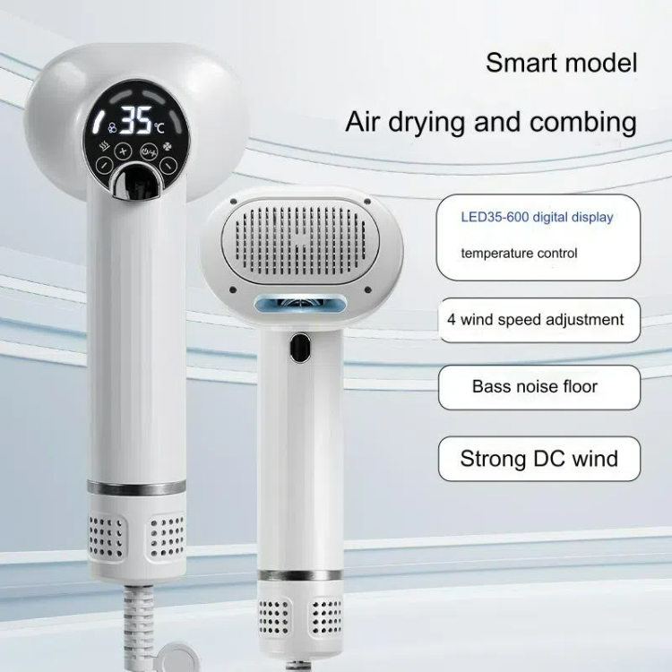 Hot Selling 2 in 1 intelligent Low Noise Adjustable Temperature Electrical Pet Hair Dryers Grooming